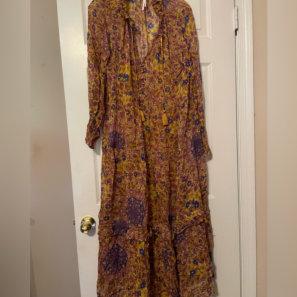 Anthropologie Maxi Floral Dress